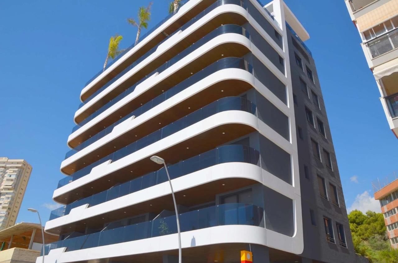 Apartamento De Lujo En Primera Linea De Playa Benidorm Dış mekan fotoğraf
